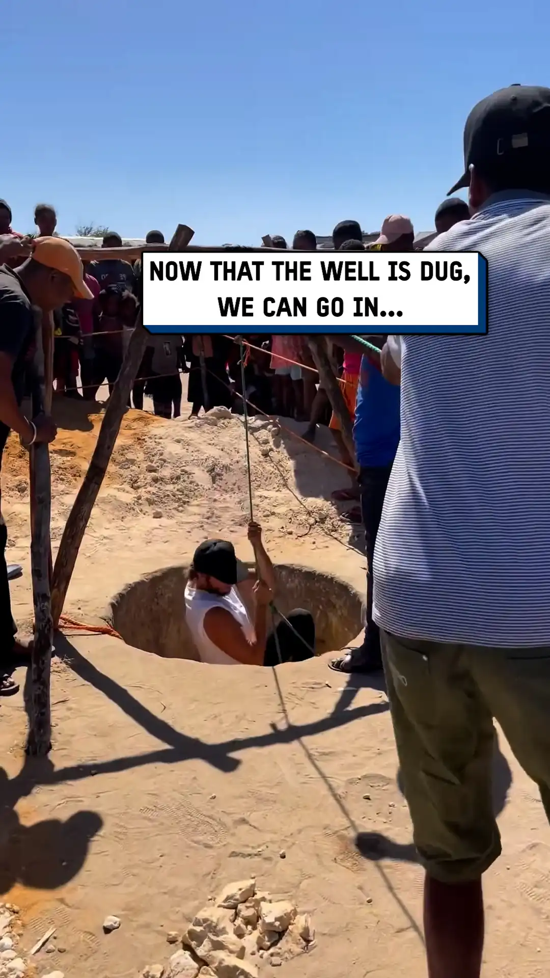 Digging a village well 😲💦