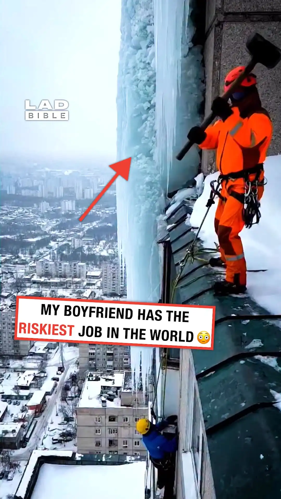 My boyfriend has the riskiest job in the world 😳