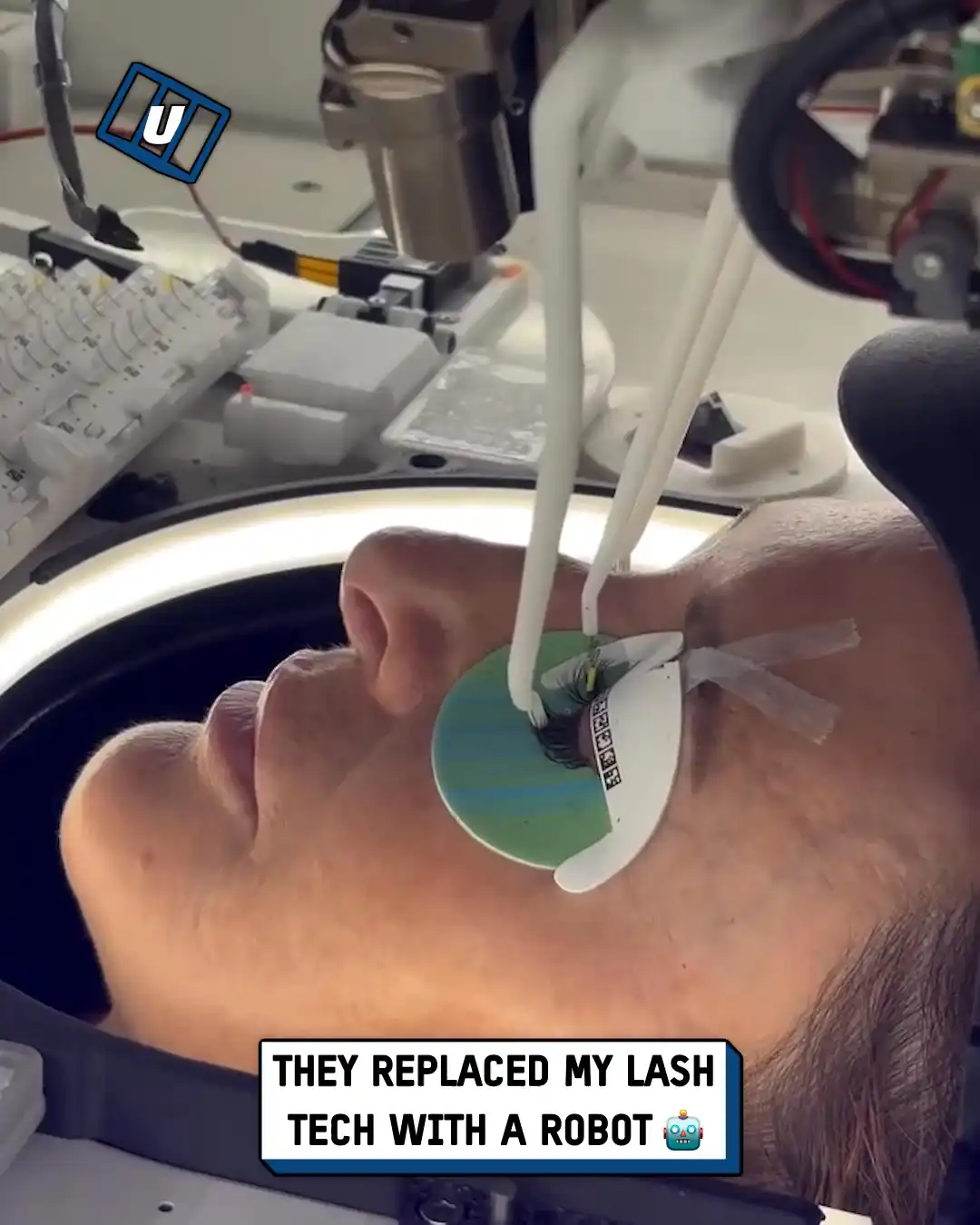 Eyelash robot 🤖😱