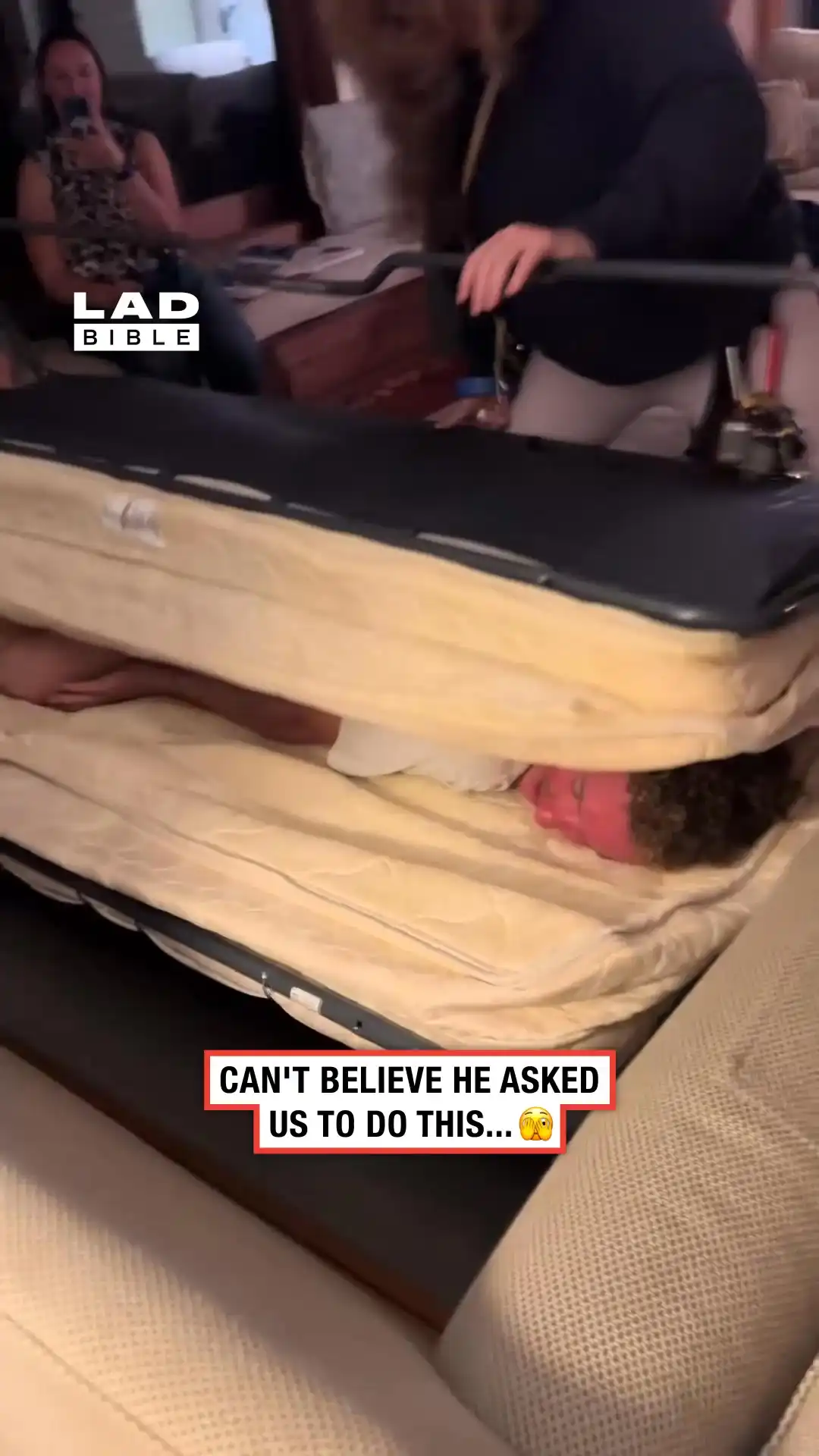 Friend Gets Stuck Inside Sofa π€£