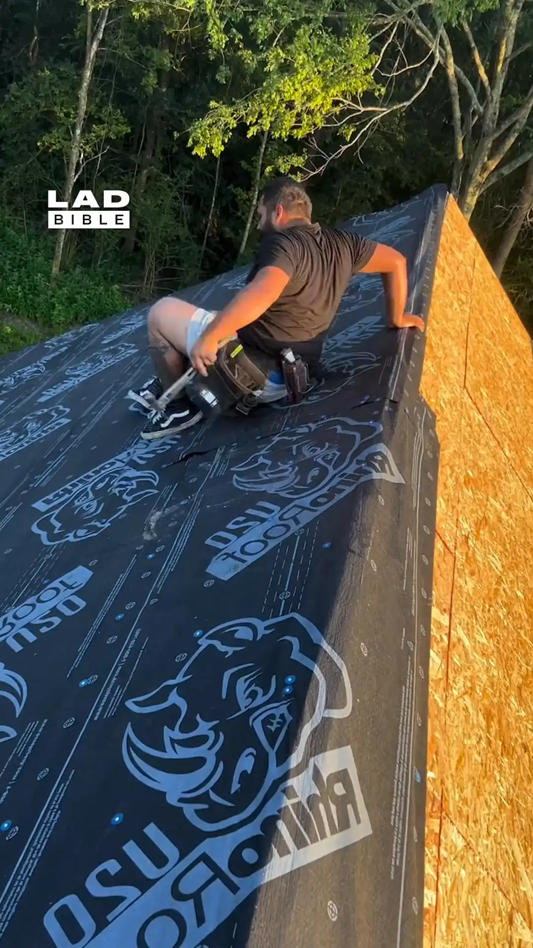 He told me he didn’t need a ladder 🙄🪜