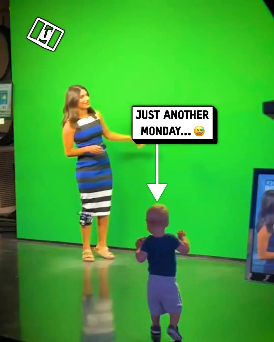 My toddler goes to work with me