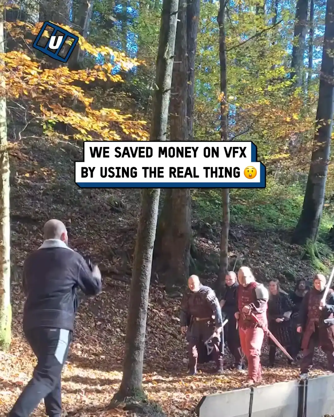 How we make leaves fall on actors 🍂😮