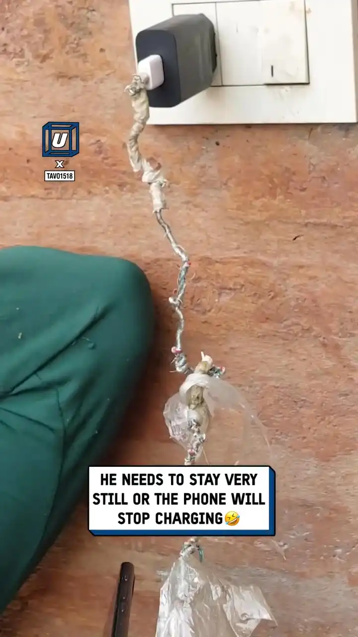 This is a sign to buy a new charging cable ๐ณ๐