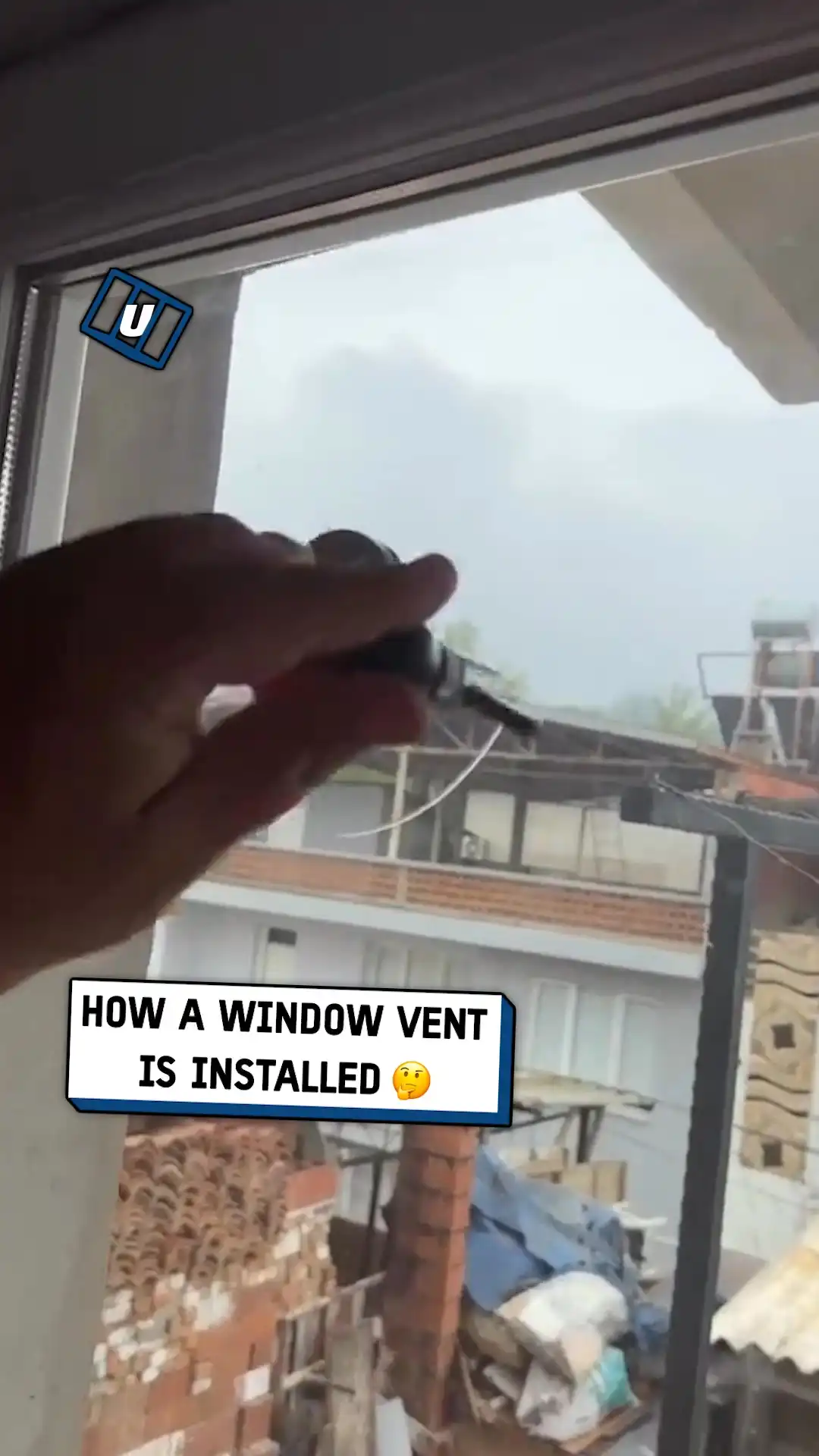 Installing a window vent 😲💨