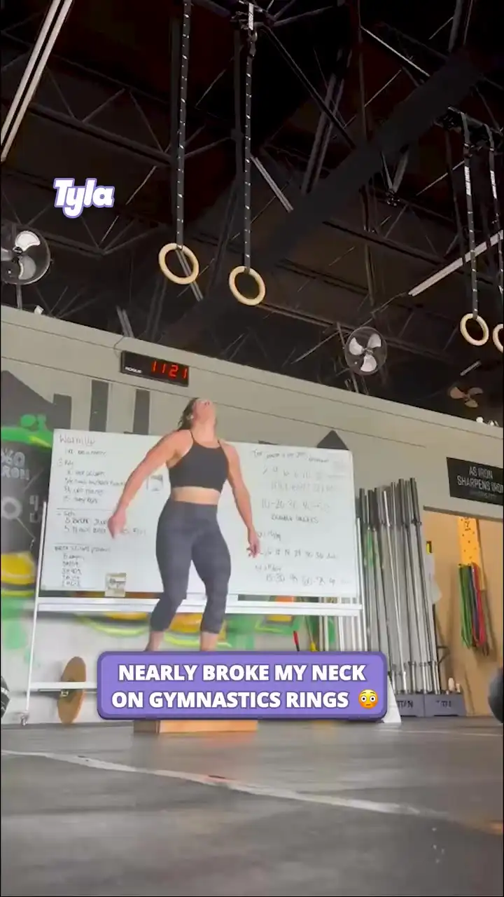 Gymnastics rings aren't for the faint-hearted 😳🫣