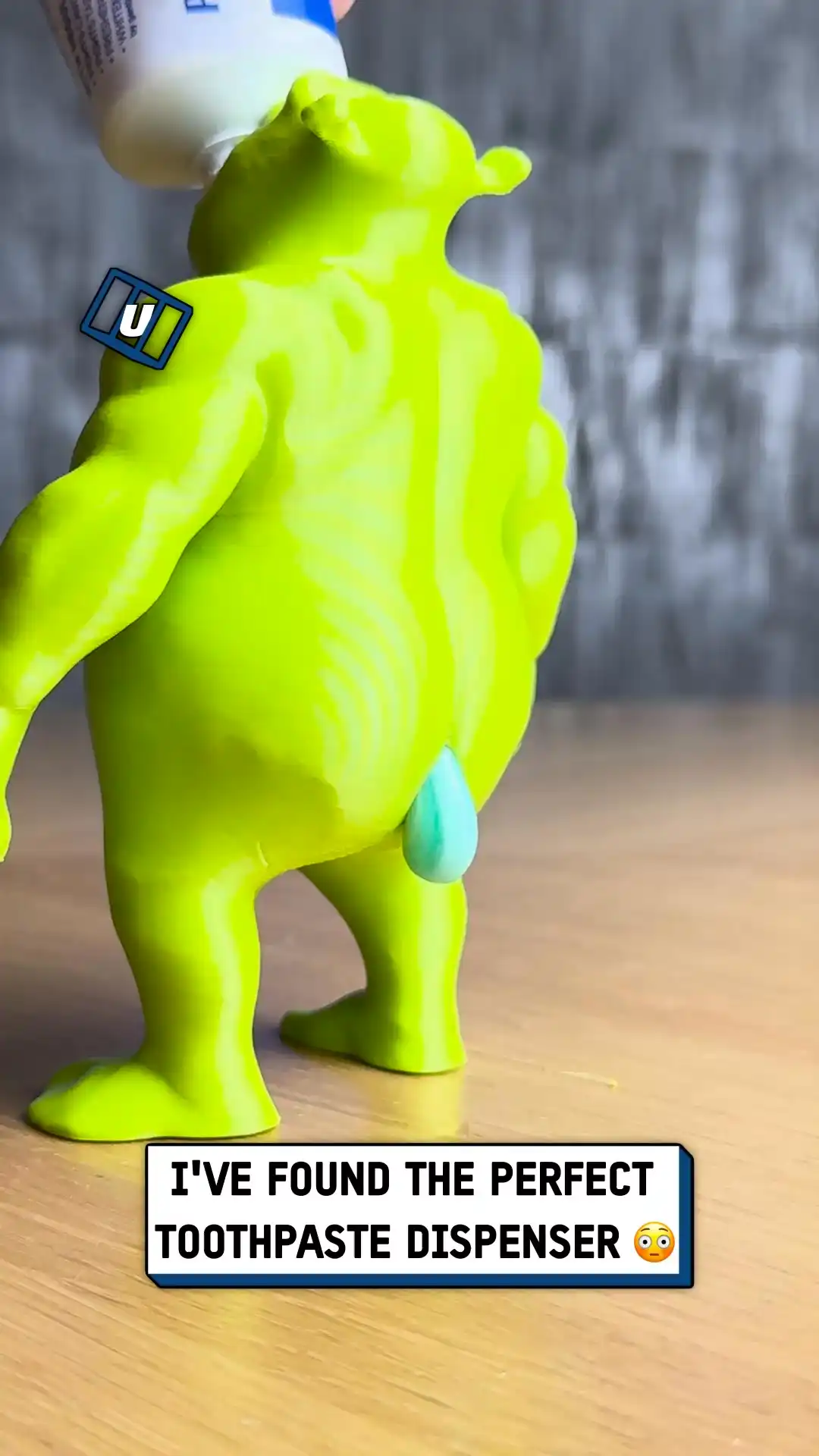 Shrek toothpaste dispenser πͺ₯π³