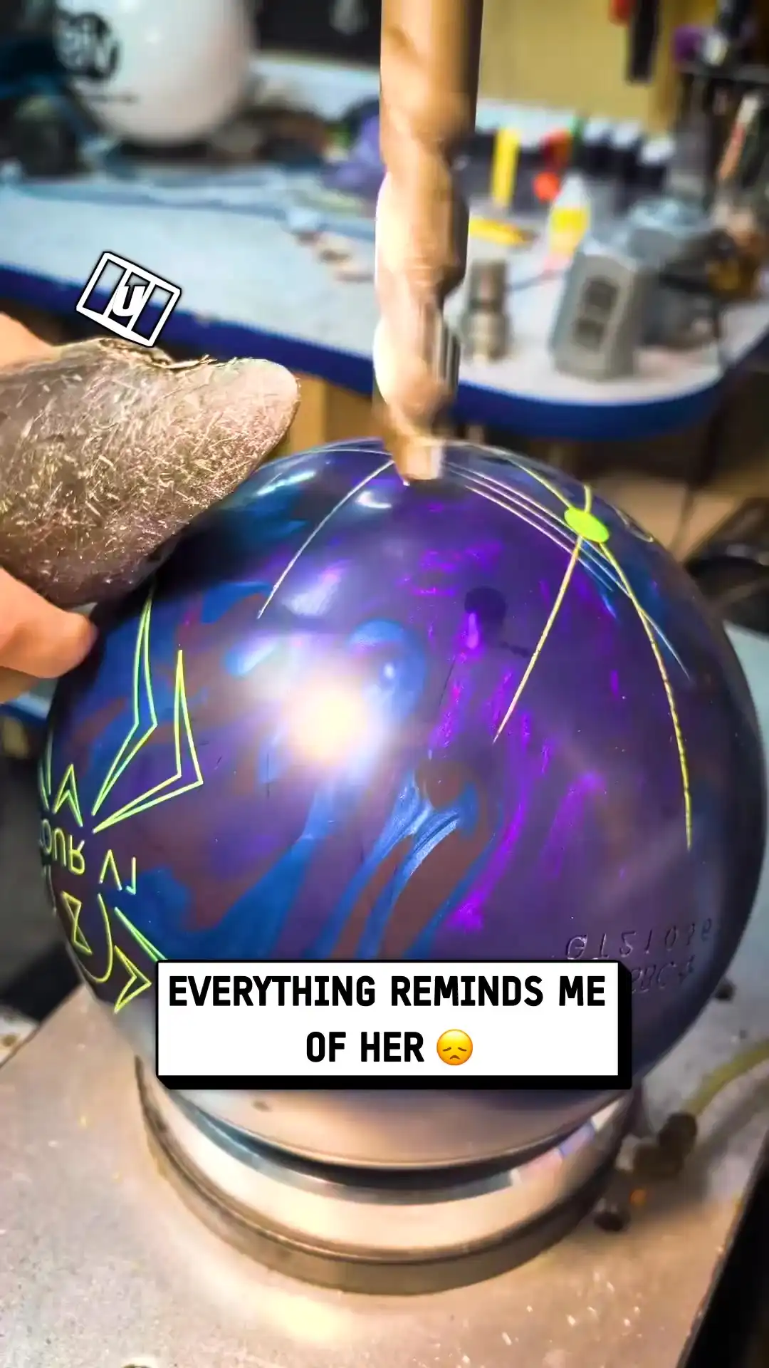 Bowling hole drilling