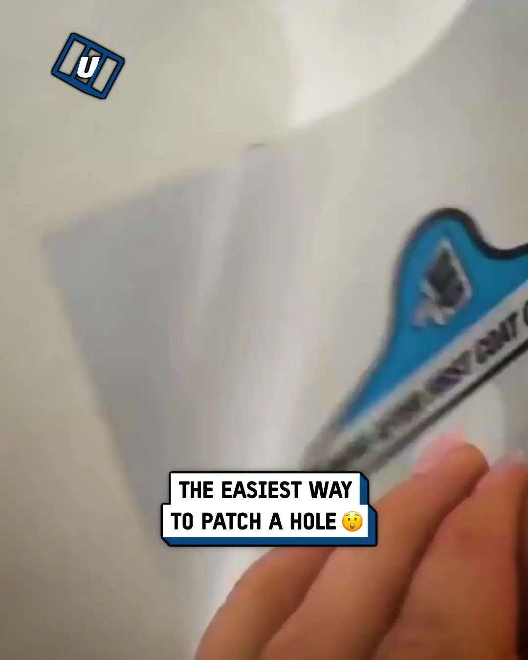 Patching hole in wall hack 🕳️🤯