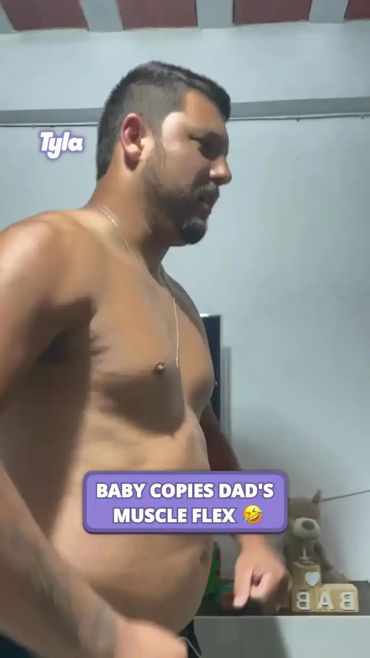 Like father, like son 😂💪