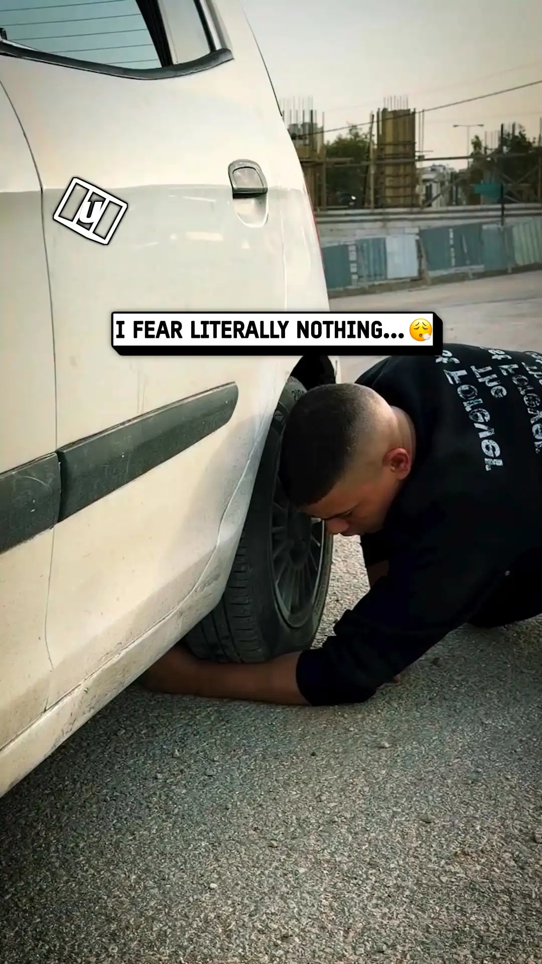 Bro fears nothing 🤨