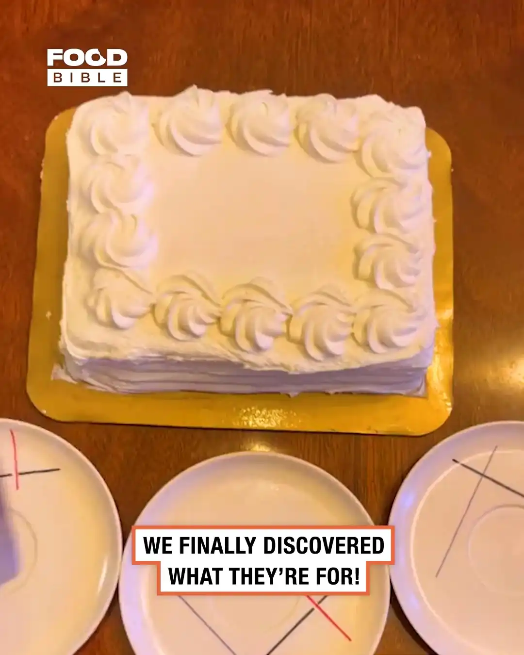 Using vintage cake cutters 🎂