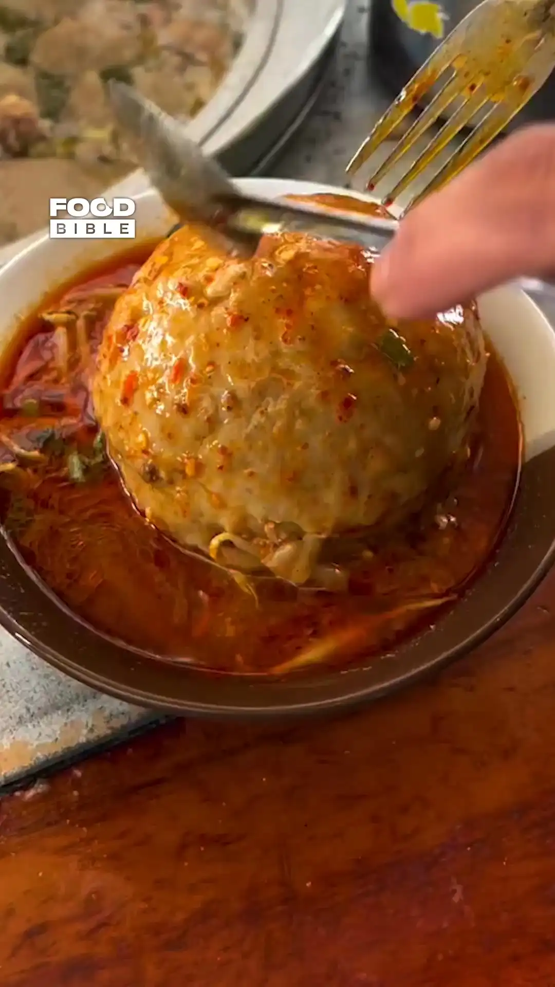 Stuffed Meatball 🍖