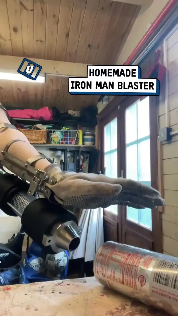 Testing 3D-printed Iron Man tech 🤖🔥