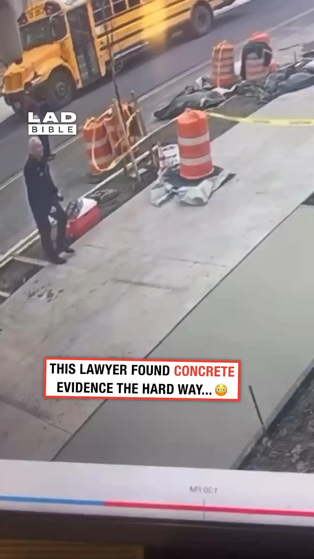 Lawyer falls not once but twice in concrete 😂