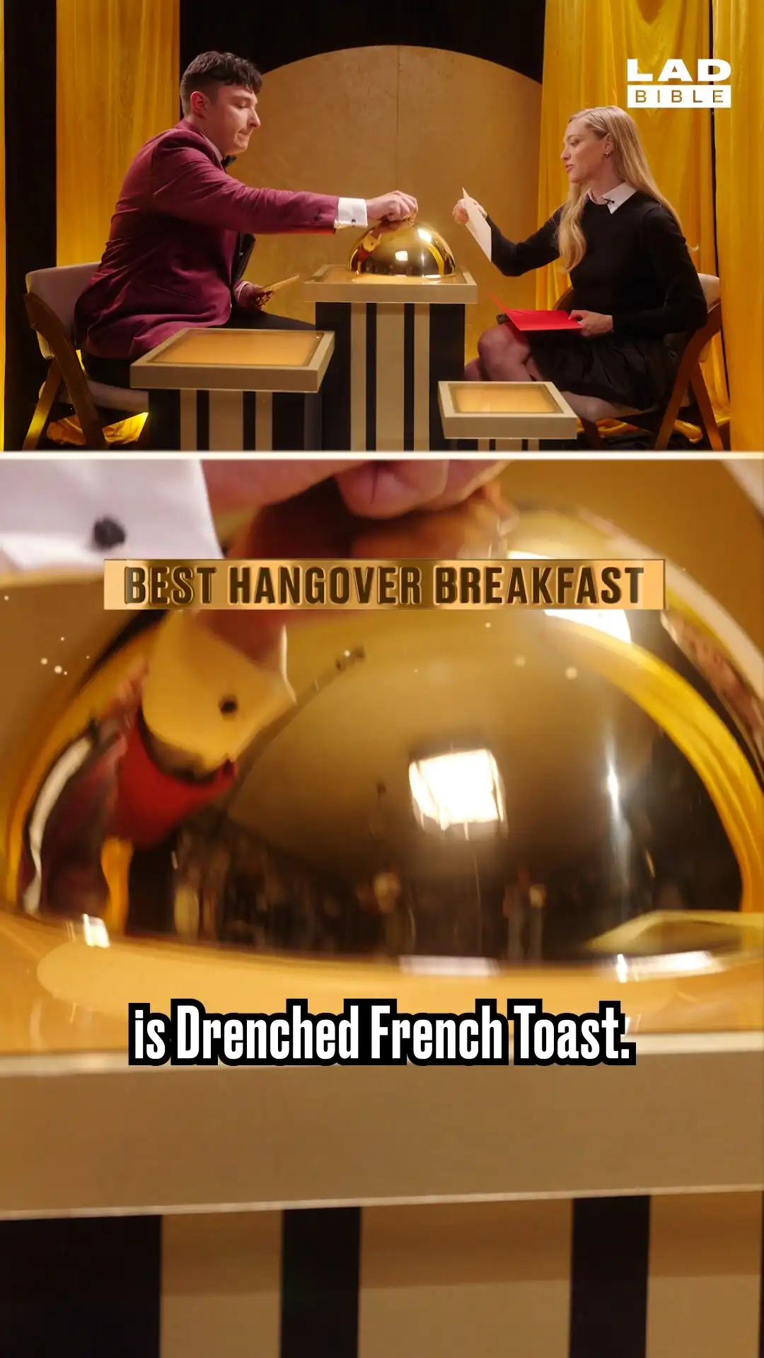 Amanda Seyfried reveals her hangover breakfast in the Snack Awards