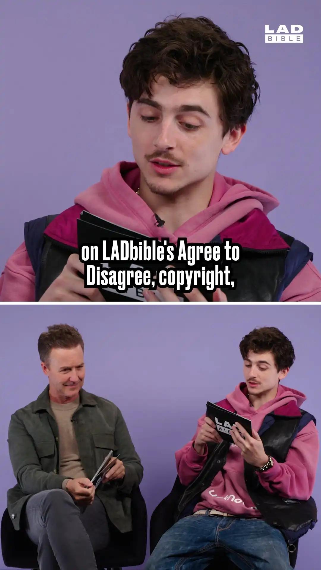 Timothée Chalamet & Edward Norton play Do You Even Know Me