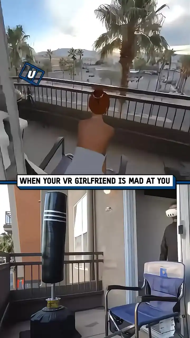 Guy argues with his VR girlfriend 🤖🤣