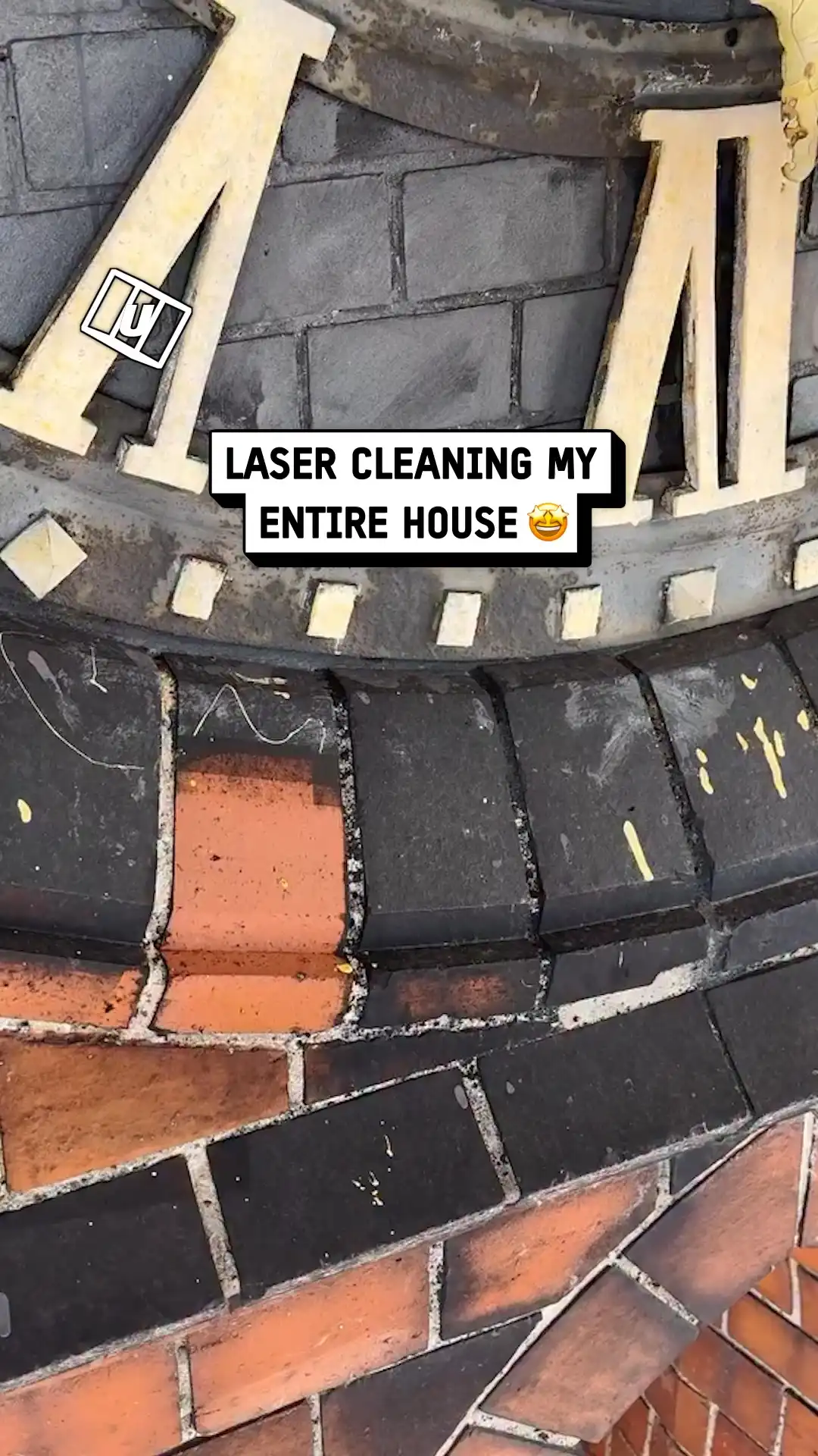 Satisfying brick lasering 😮💨⚡️