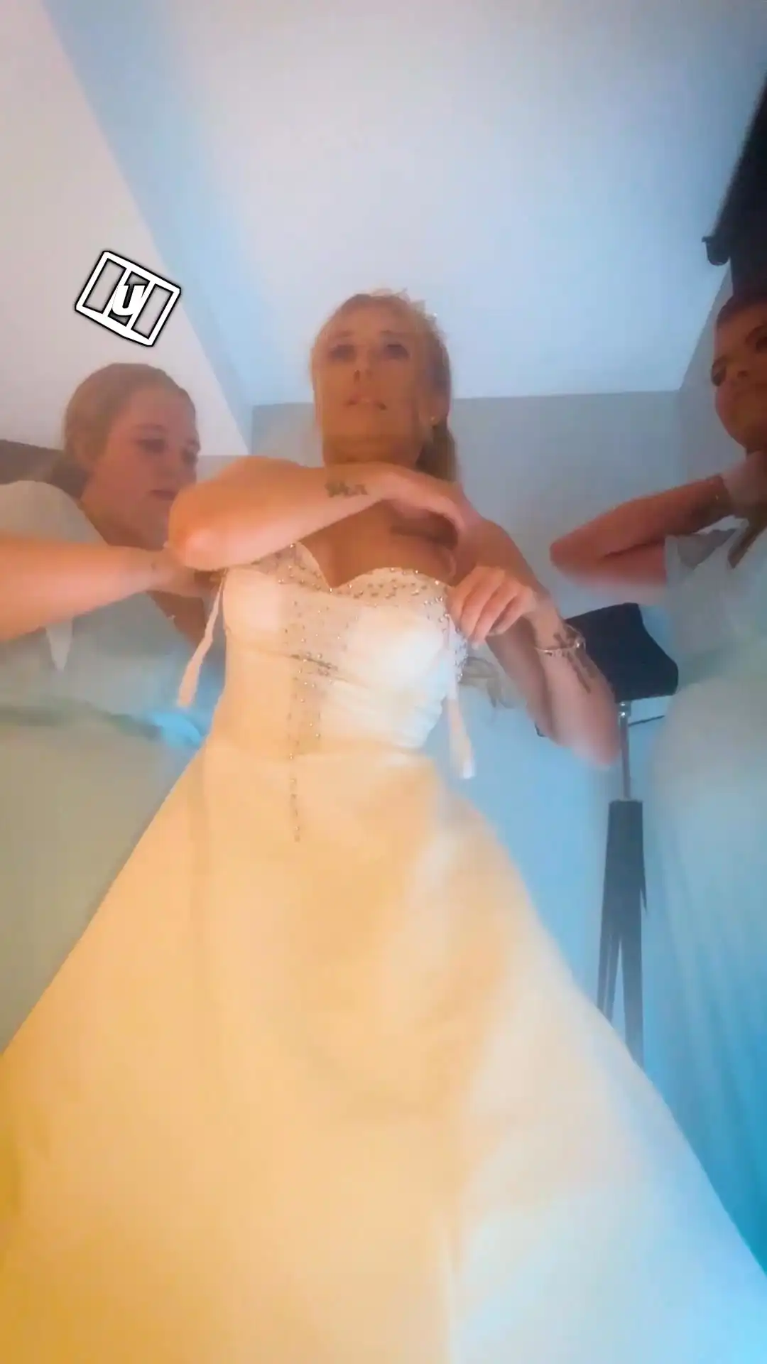 Wedding Dress Rips Moments Before Ceremony