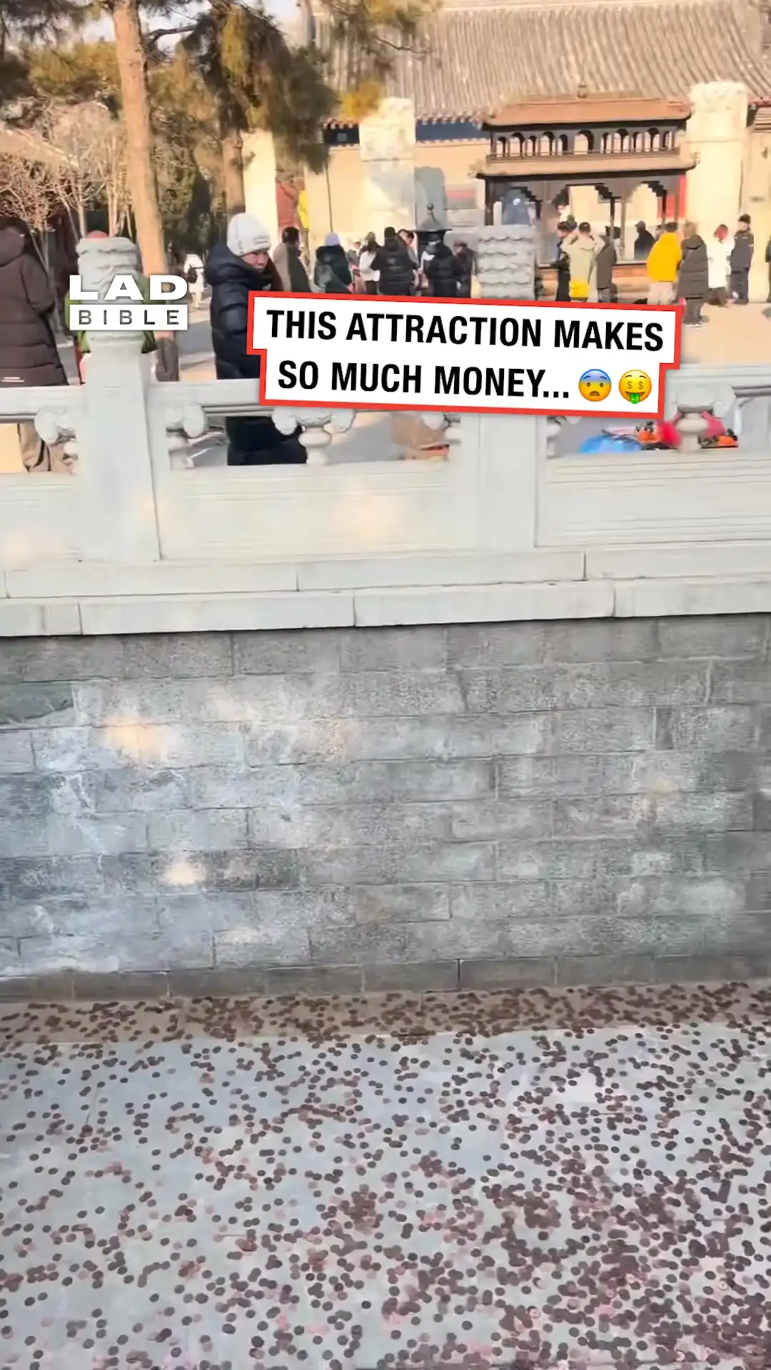 Genius way this temple makes money 👏