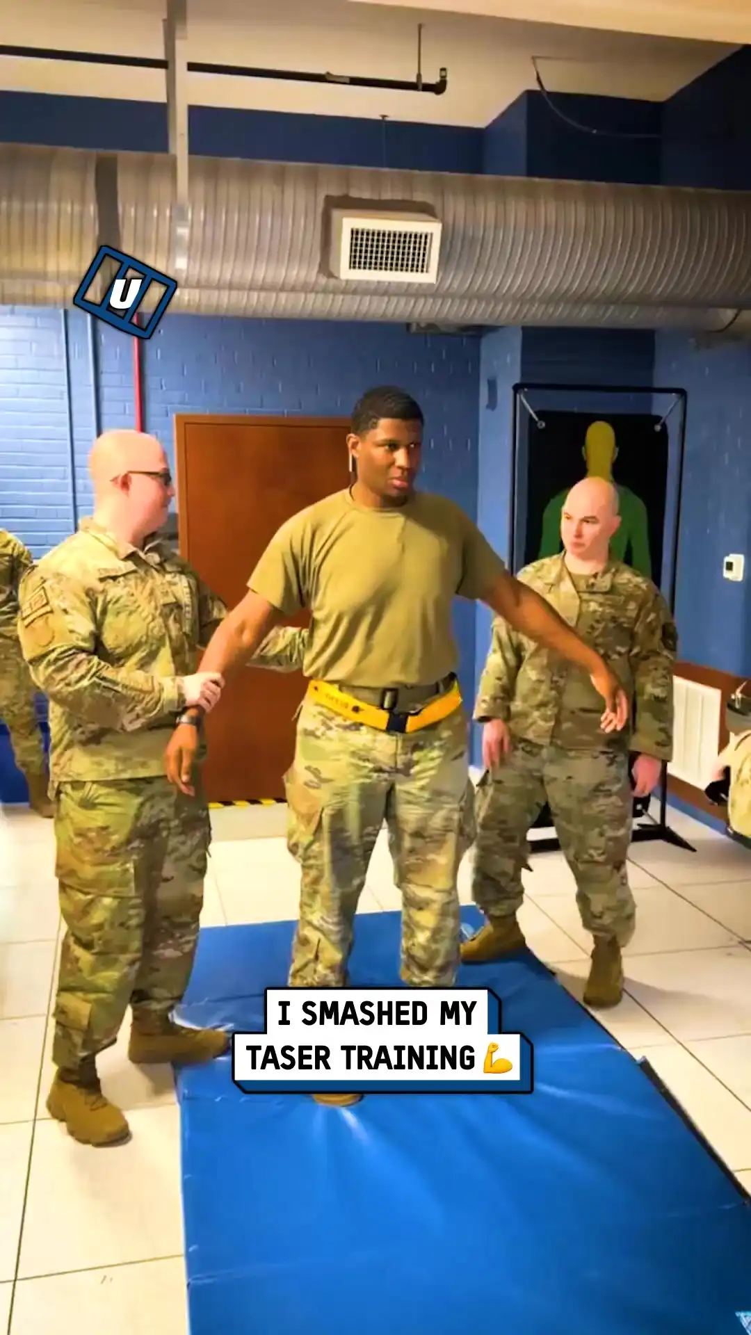 Tanking taser training ⚡️😲