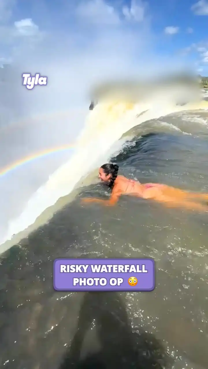 Would you risk it for the shot? 😳