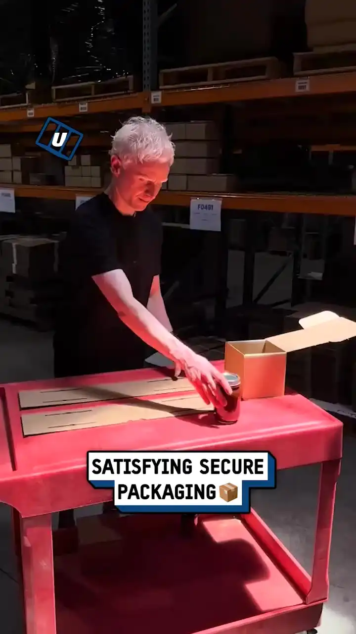 Satisfying secure packaging 💪📦