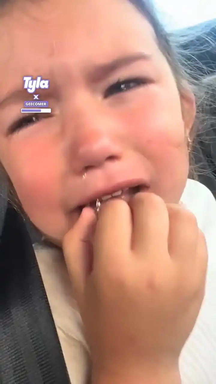 The moment she realised 😭😭