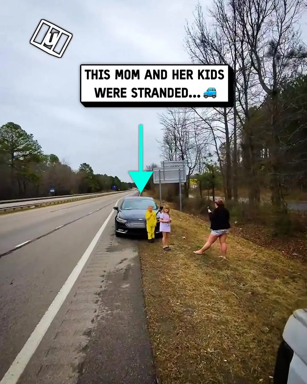 Helping a stranded mom