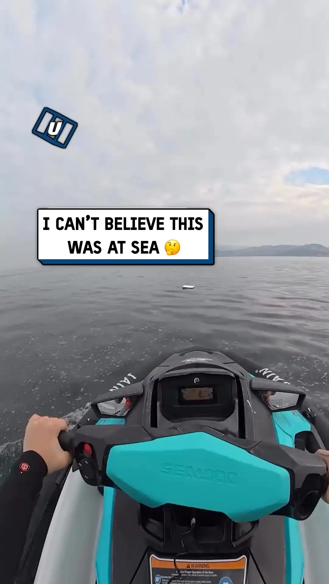 Finding a trash can at sea 🗑️😱