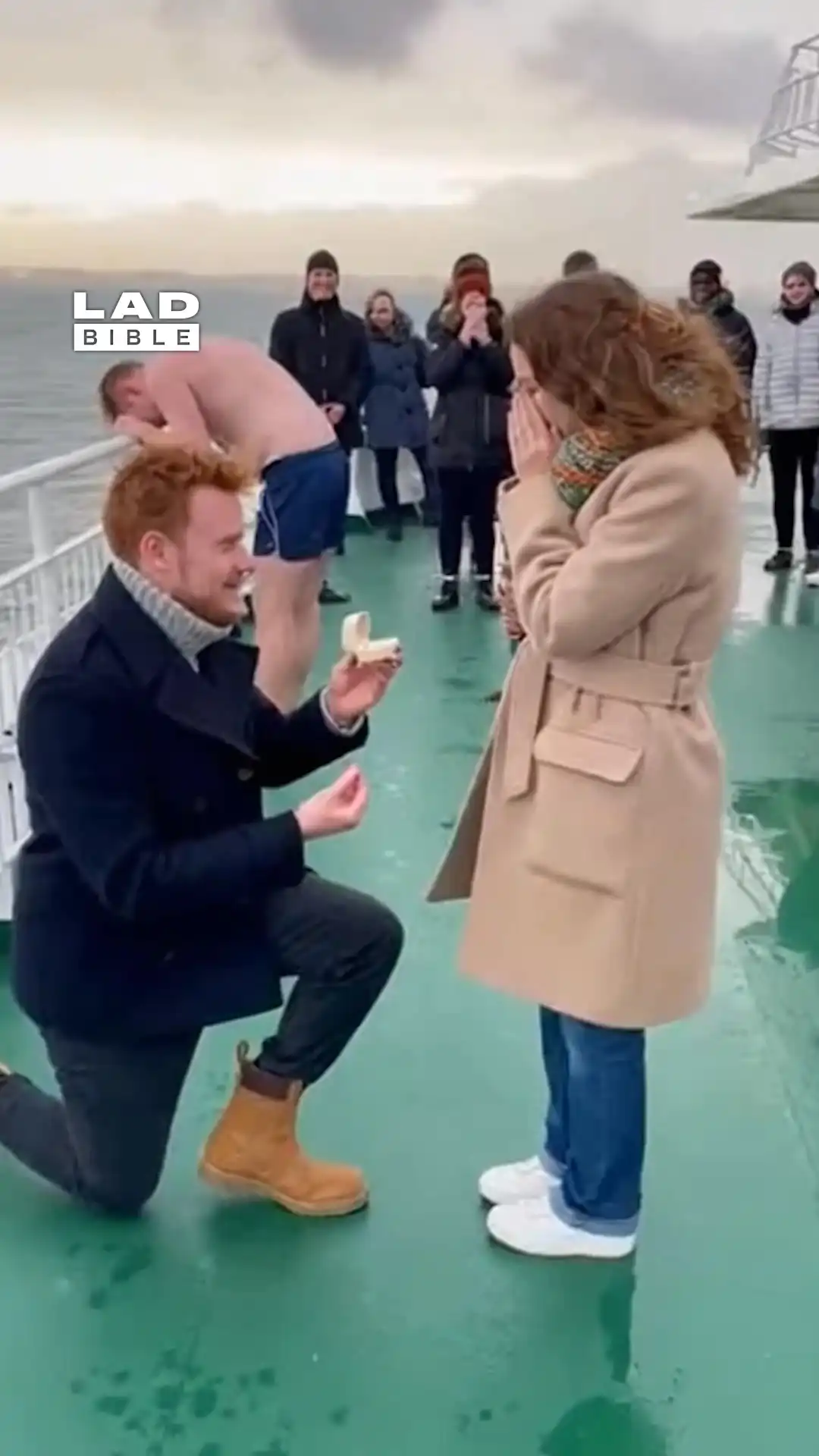 Strange Ferry Proposal ⛴️💍