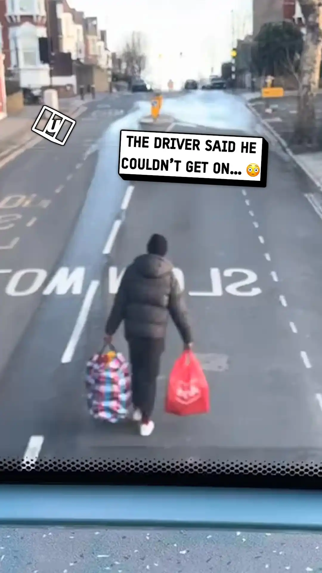 Refusing to move for traffic