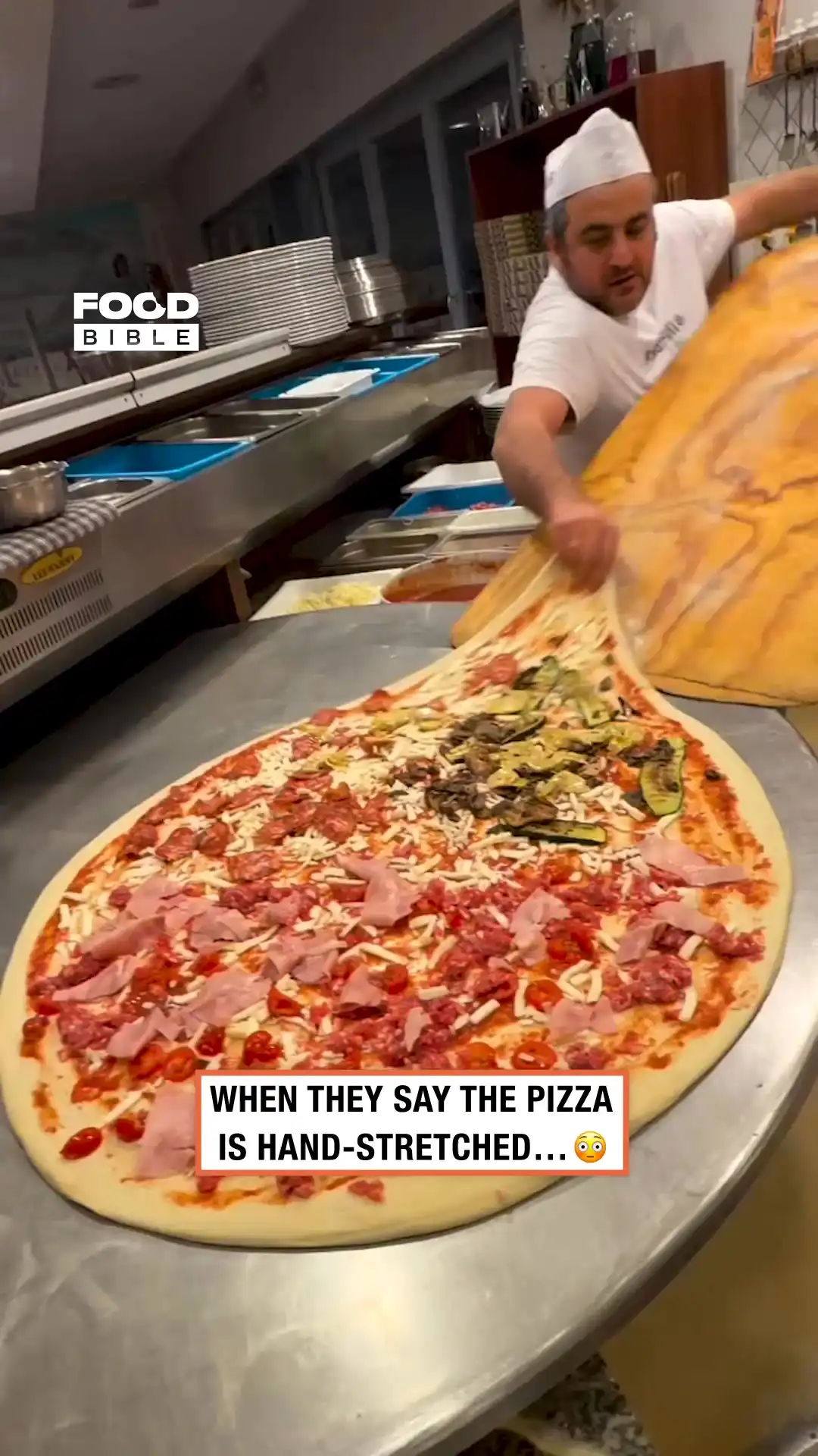 When they say it's hand stretched 🍕