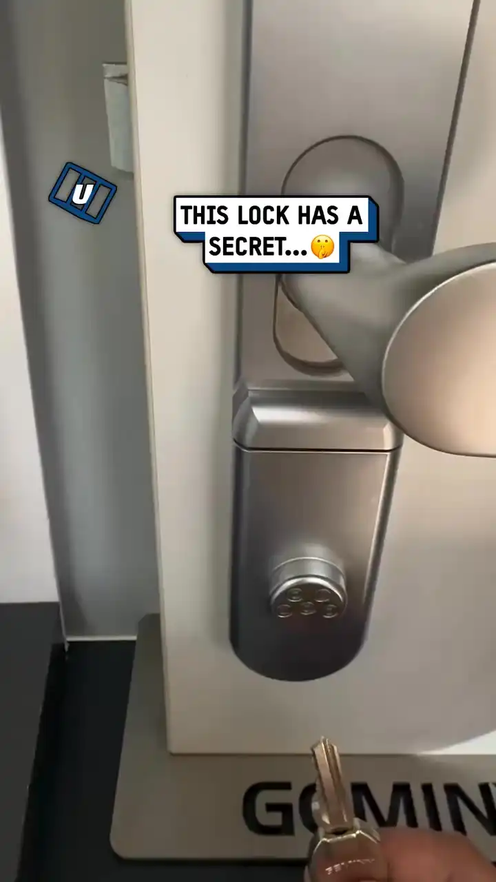 Hidden lock design 🔐🤫