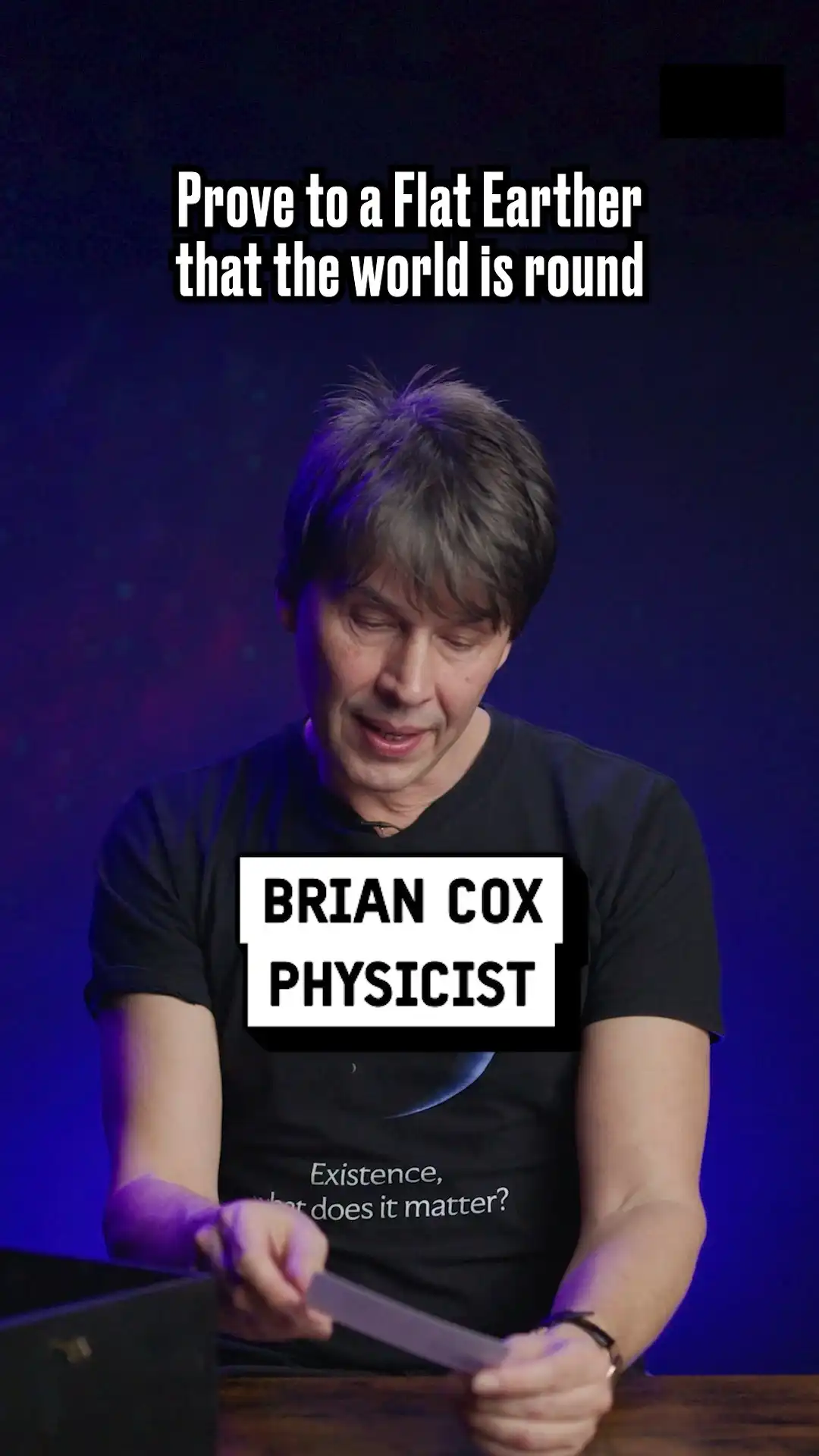 Brian Cox talks about flat earthers