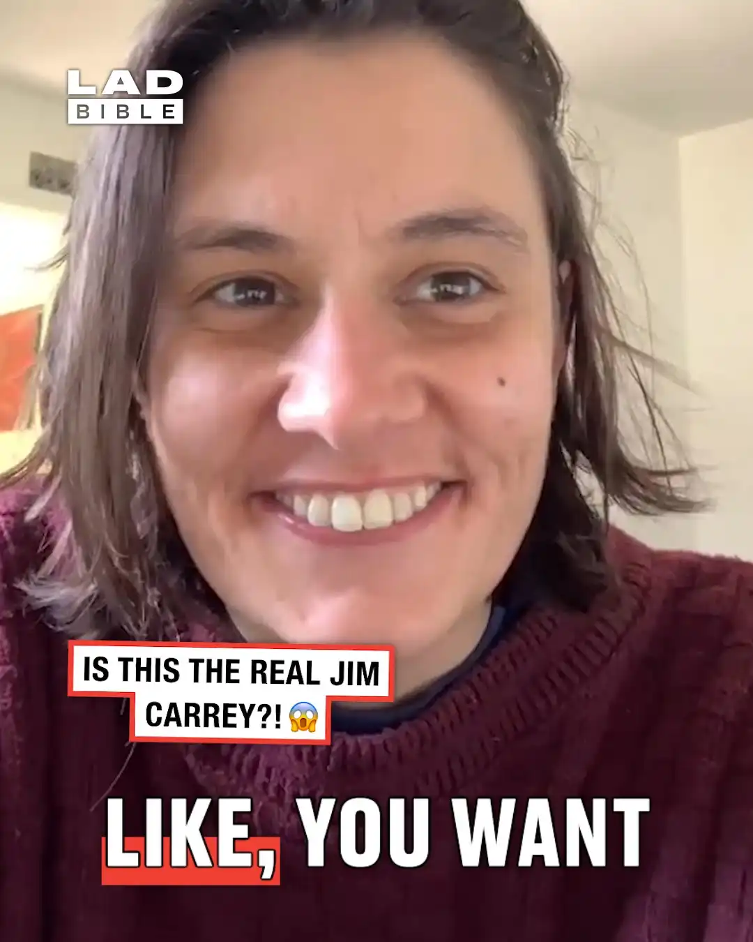 Incredible Jim Carrey lookalike 😮