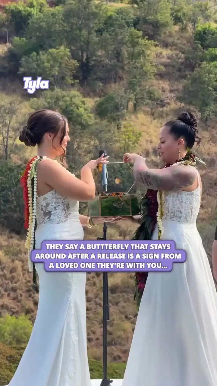 Everyone needs some butterflies at their wedding 🥹💒 #fblifestyle