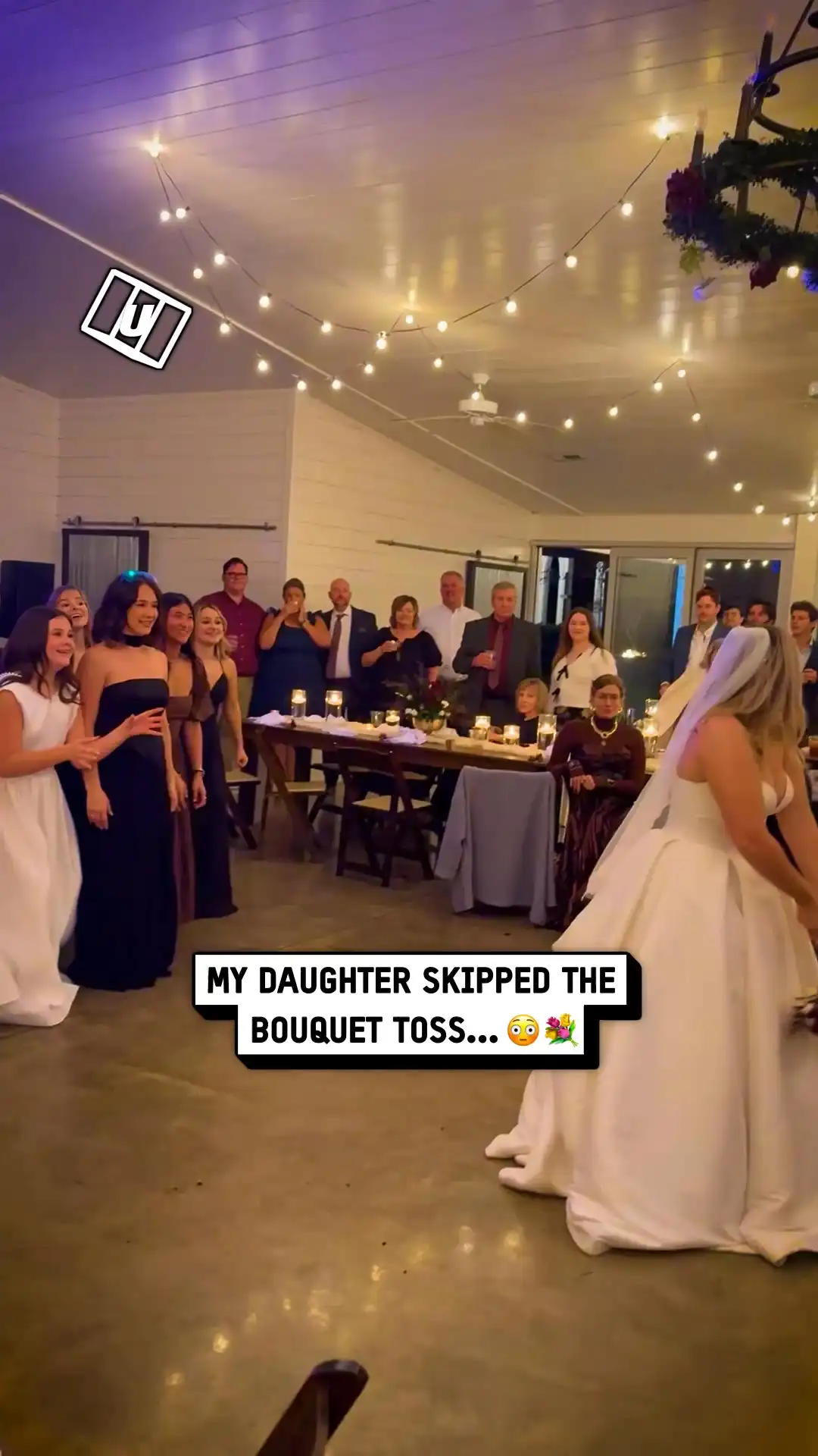 Surprise proposal at wedding 😅💍