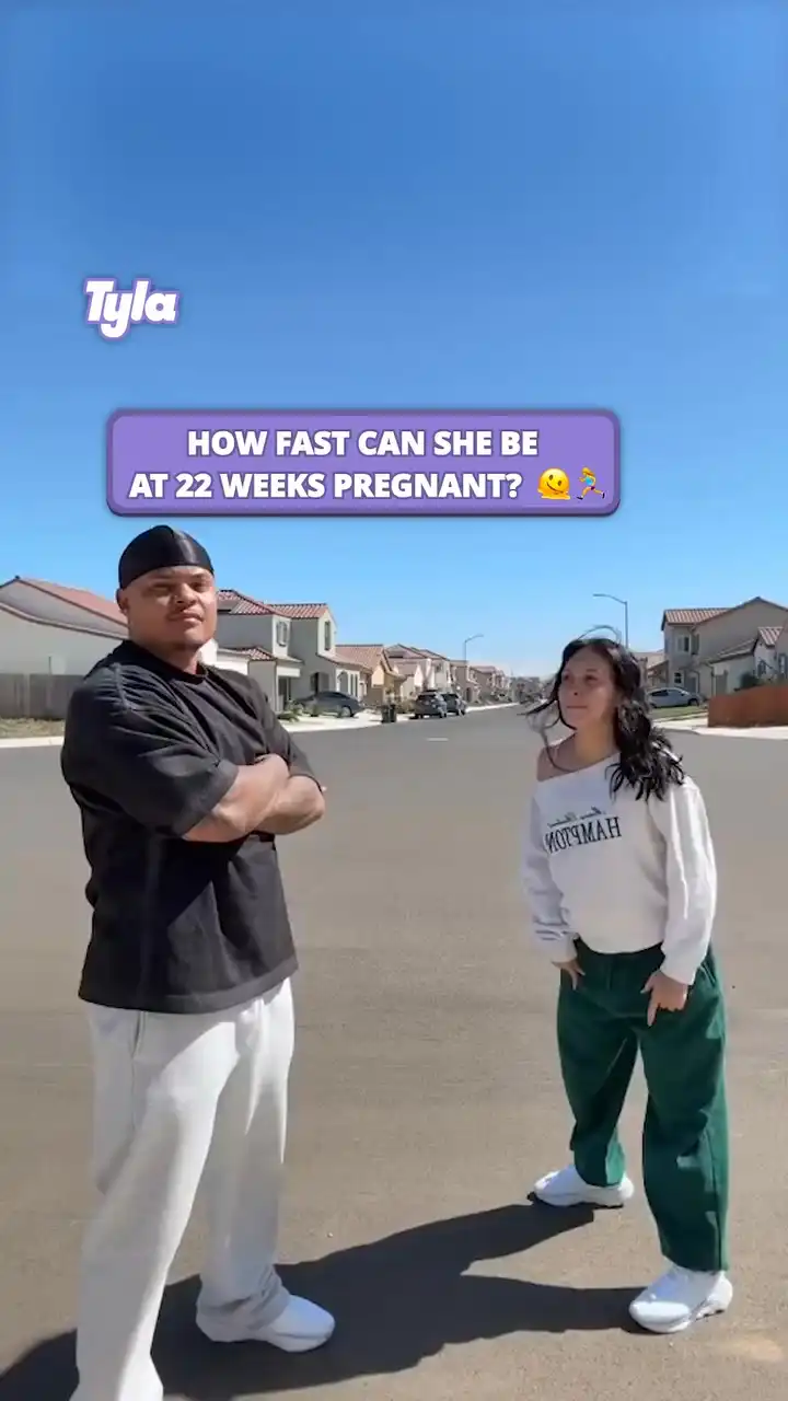 He had no chance 😂🏃‍♀️