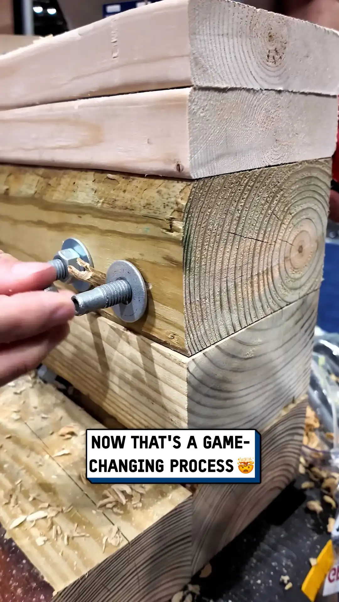 Easy throughbolt install hack 🔩🤯
