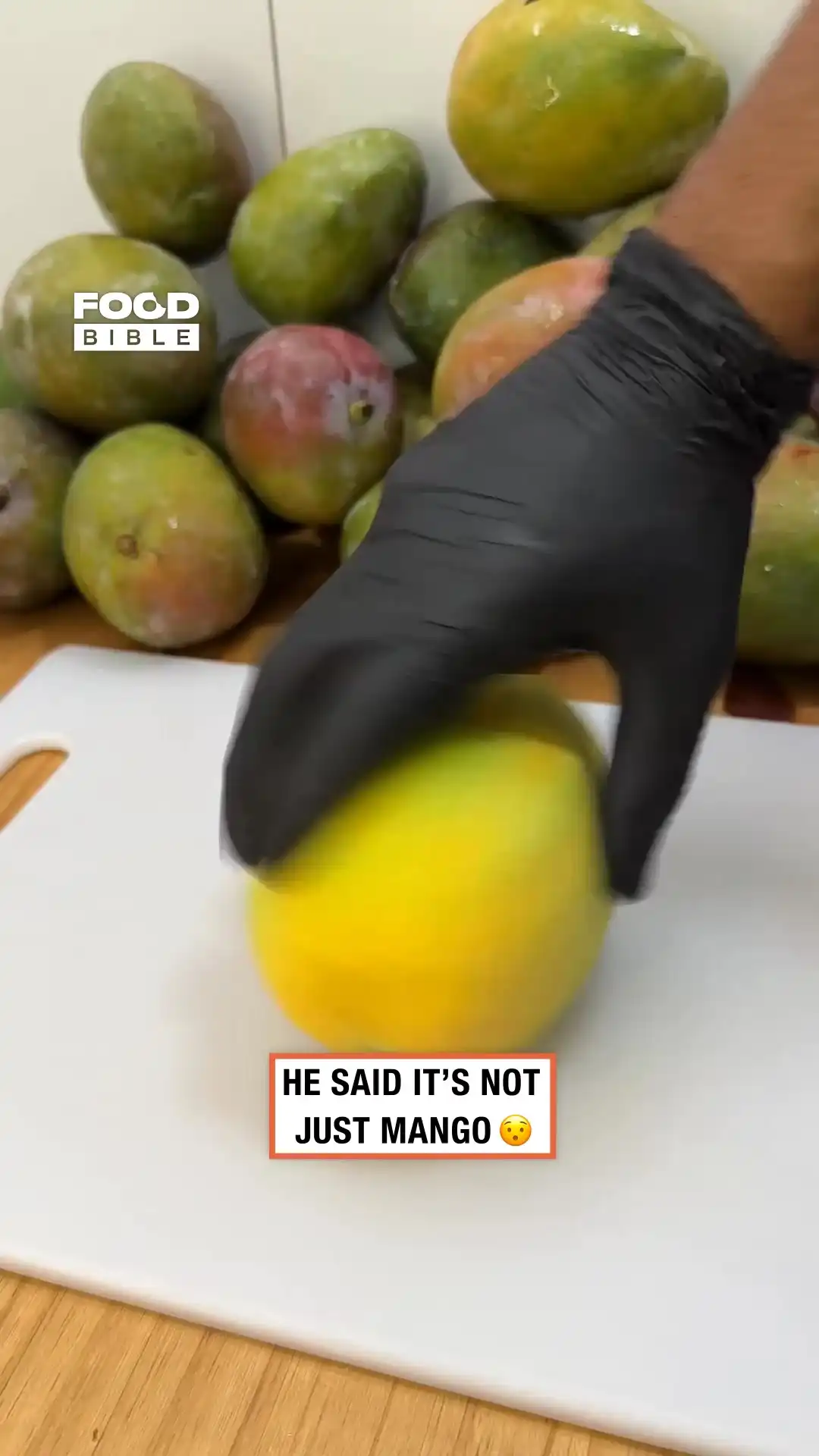 Chopping mango 🥭