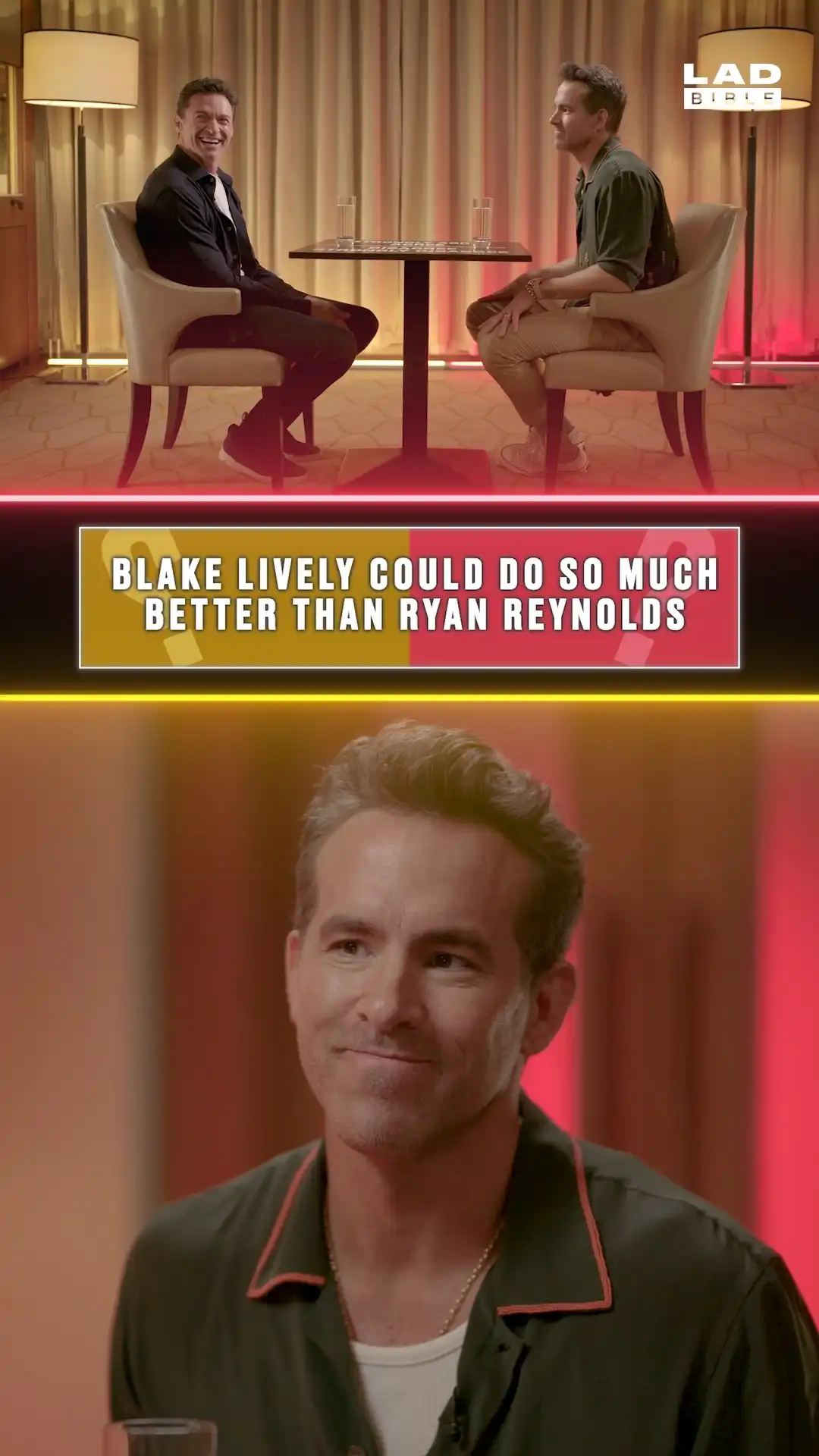 Hugh Jackman thinks Blake Lively could do better than Ryan Reynolds