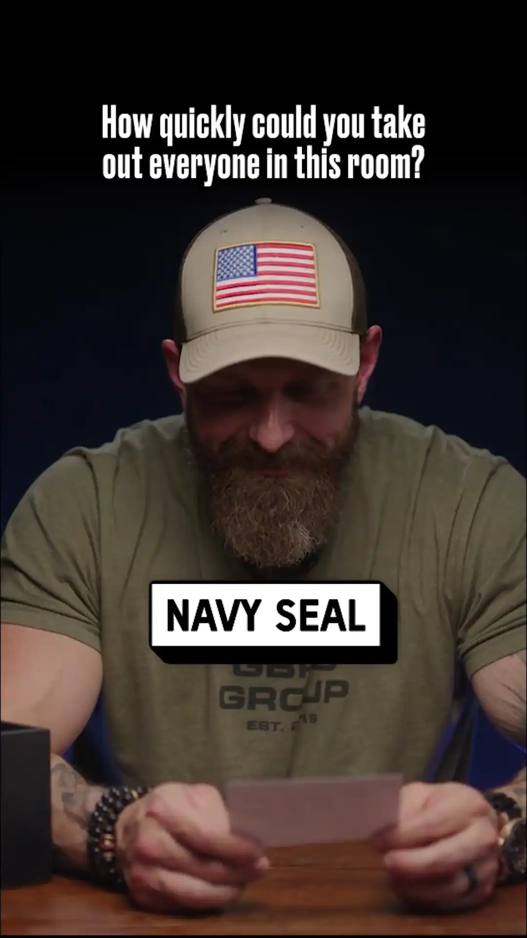 Navy Seal talks about hoq quickly he could take out a room