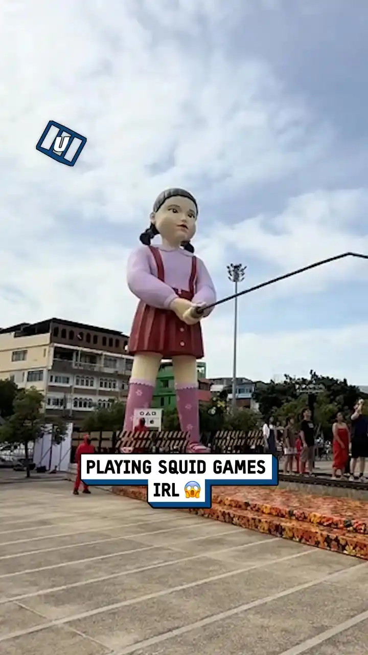 Playing Squid Game in real life 🐙😲