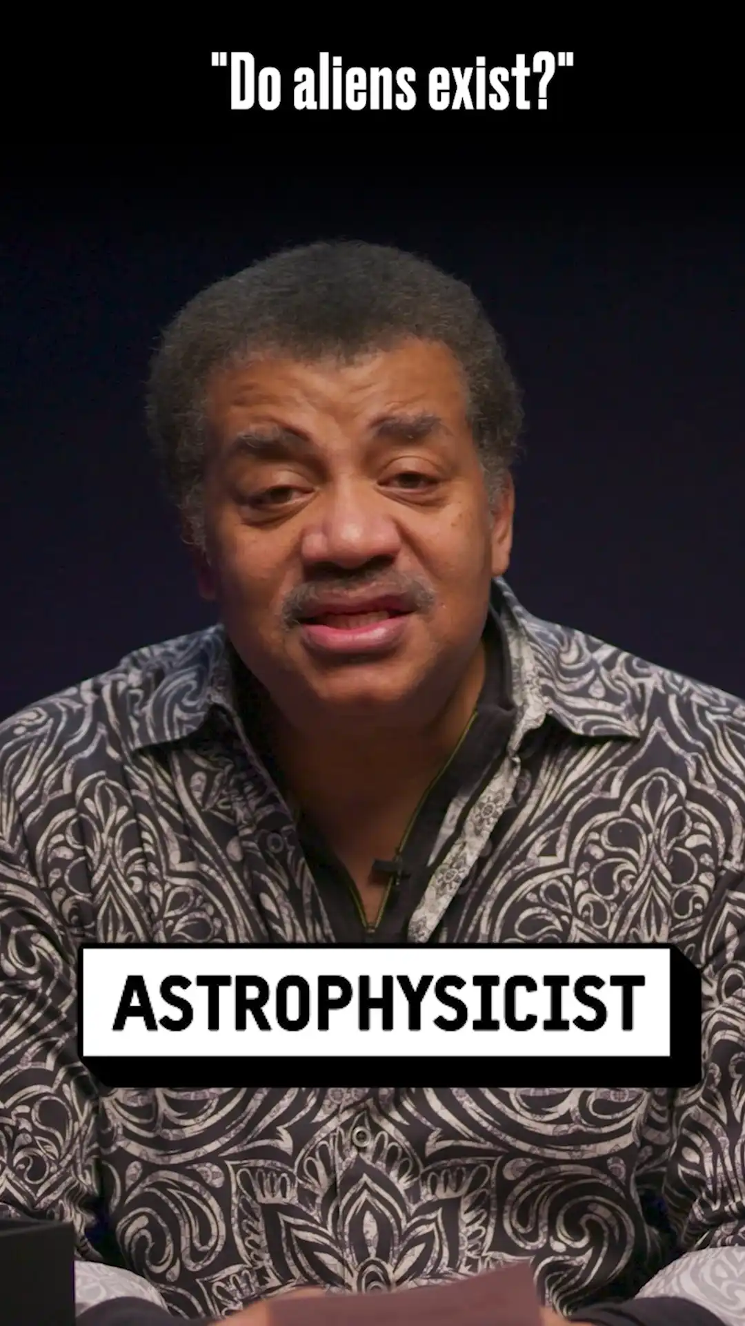 Neil deGrasse Tyson talks about aliens