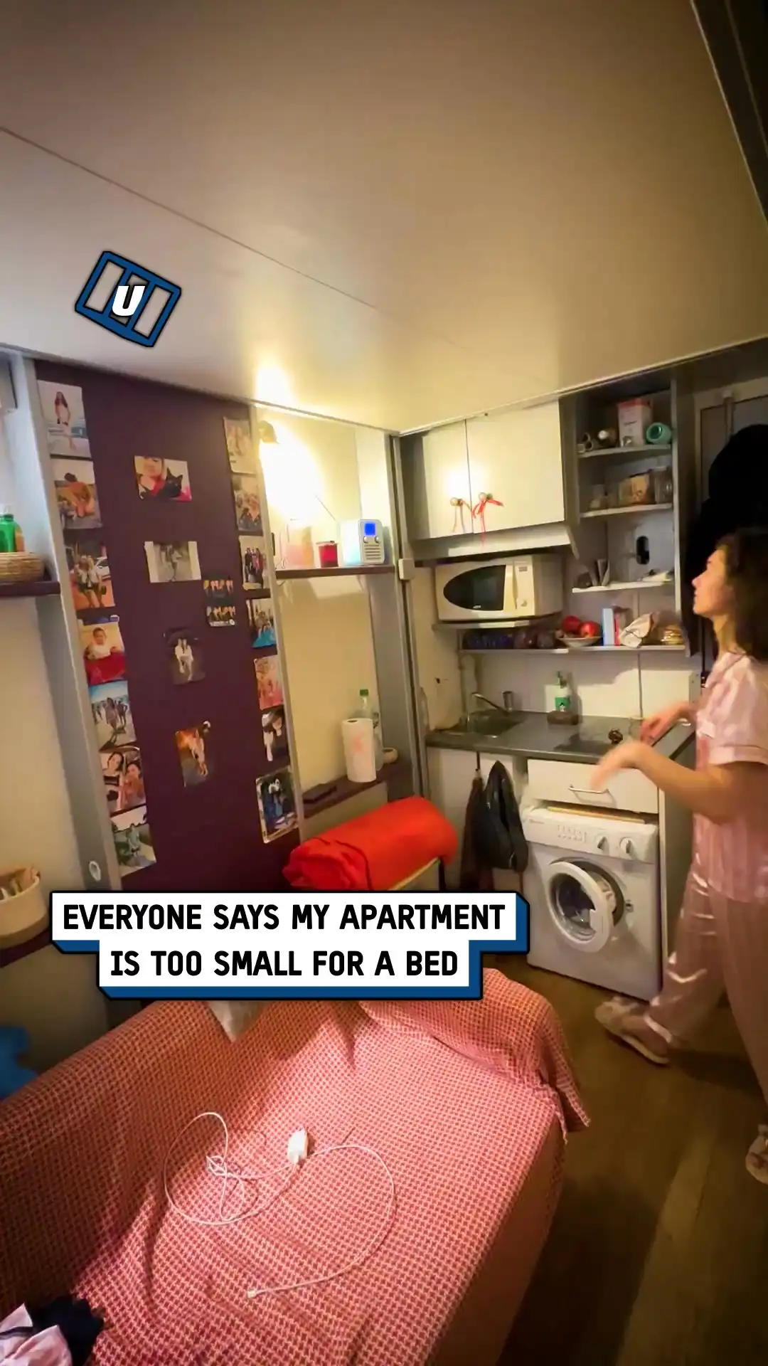 9x16 TECH Pulling bed out from ceiling ST00090141