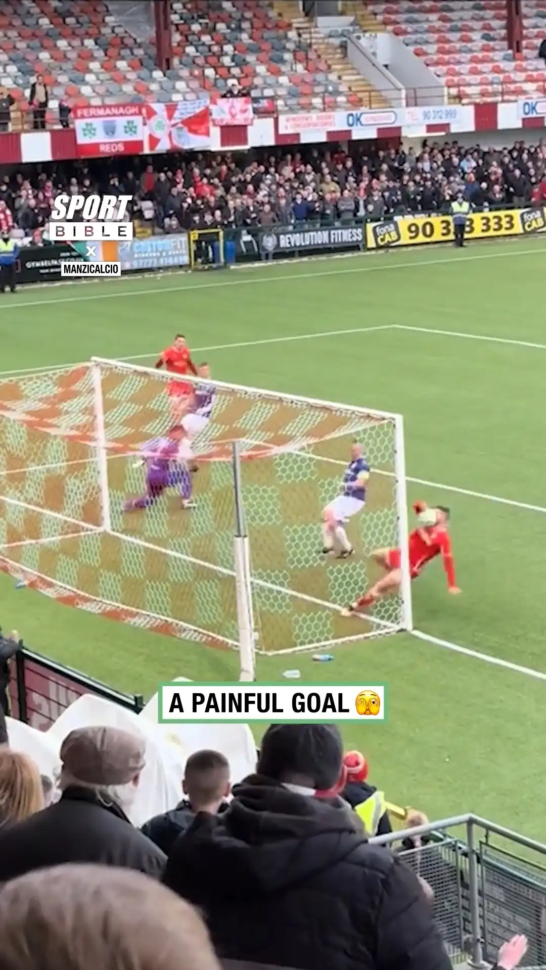 Fully Commited To Scoring A Goal