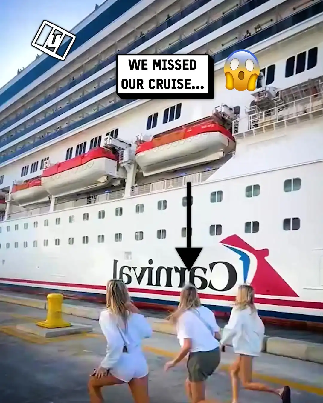 We missed our cruise in the Bahamas 😅