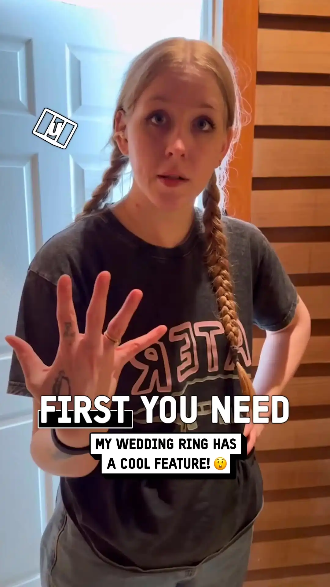 My wedding ring glows when zapped 😳💍